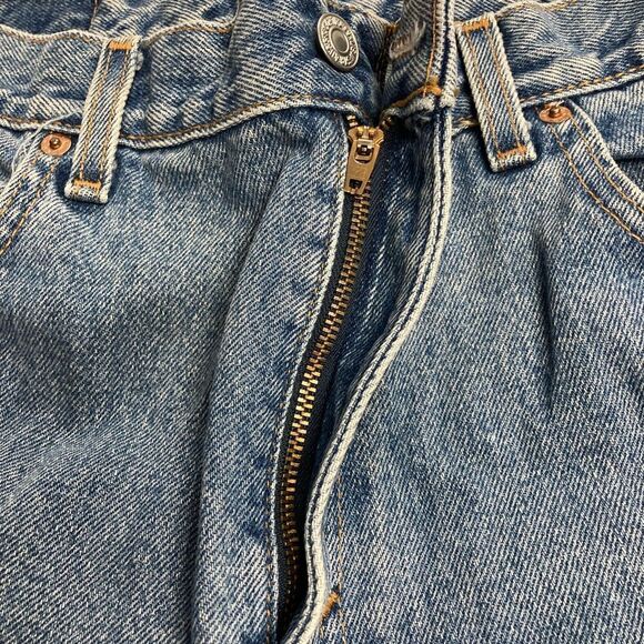 LEVI’S VINTAGE 550 Relaxed Fit Tapered Leg Size 13 Junior S 12”Rise, Blue - Picture 6 of 10